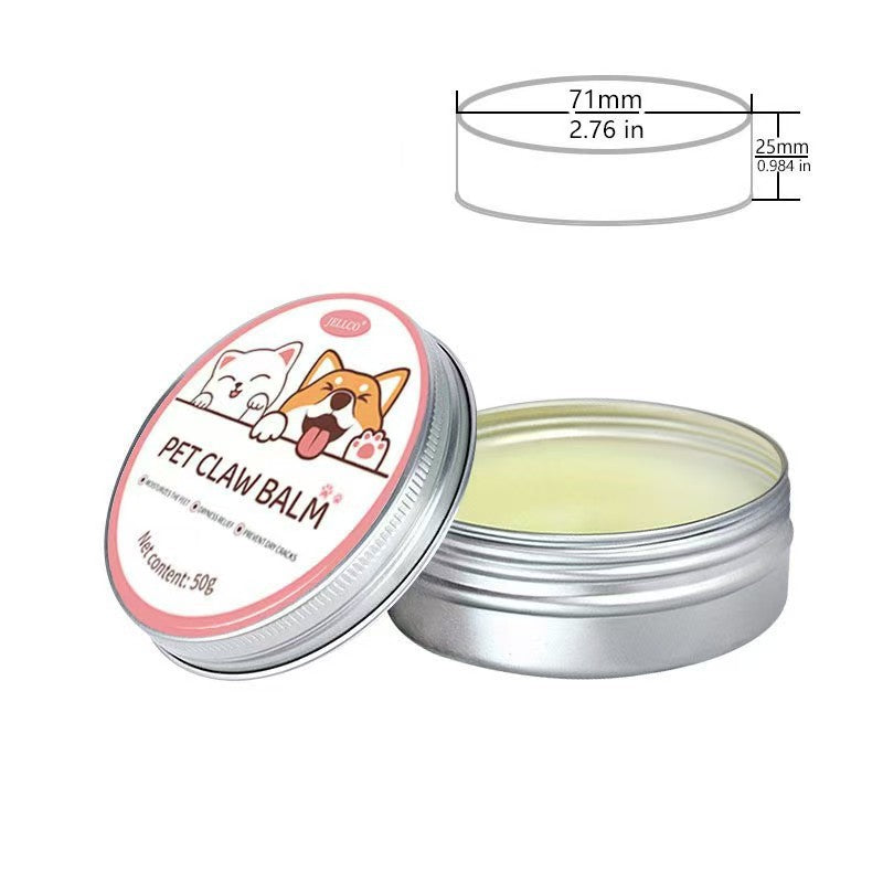 Dog Paw & Claw Care Cream 50g – Moisturising Balm for Dry Cracked Paws