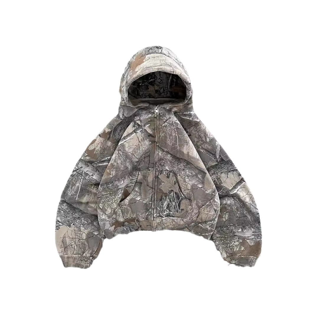 Urban Camo Retro Streetwear Hoodie