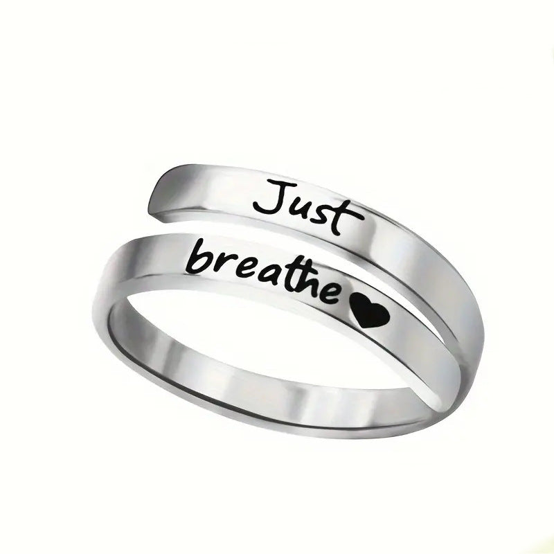 Silver Spiral Heart Ring – Romantic Twisted Band Jewelry