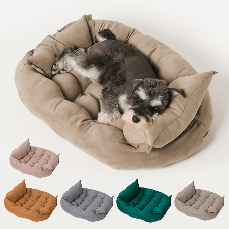 Foldable Nest Sofa Bed for Pets – Portable Plush Resting Spot
