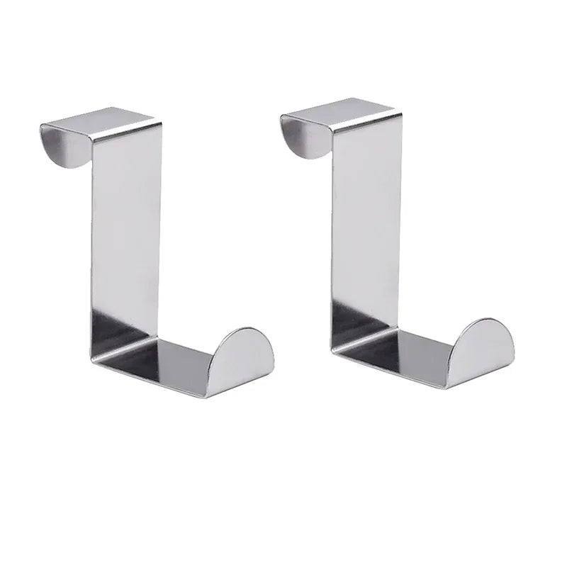 Z-Shaped Stainless Steel Cabinet Hook – Coat, Key & Organiser Hanger