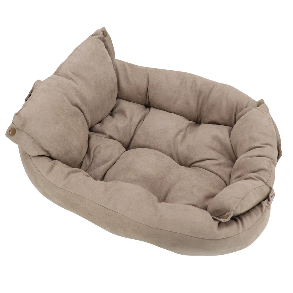 Warm Dog Sofa Bed Winter Pet Dog Cat Bed Sleeping House Kennel Mat Cat Puppy Mattress Pet House Cushion For Small Large Dogs