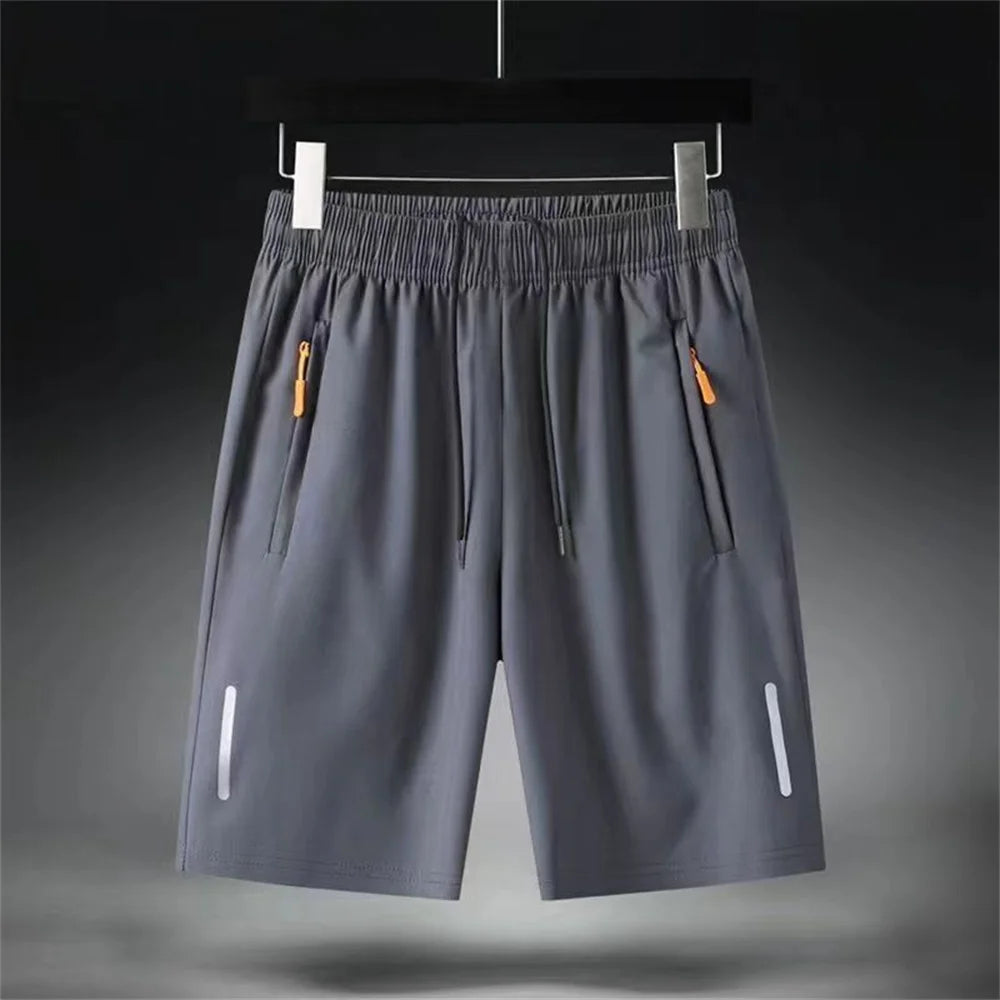 Men's Ultra-Thin Ice Silk Beach Shorts – Quick-Dry Sport Casual Shorts