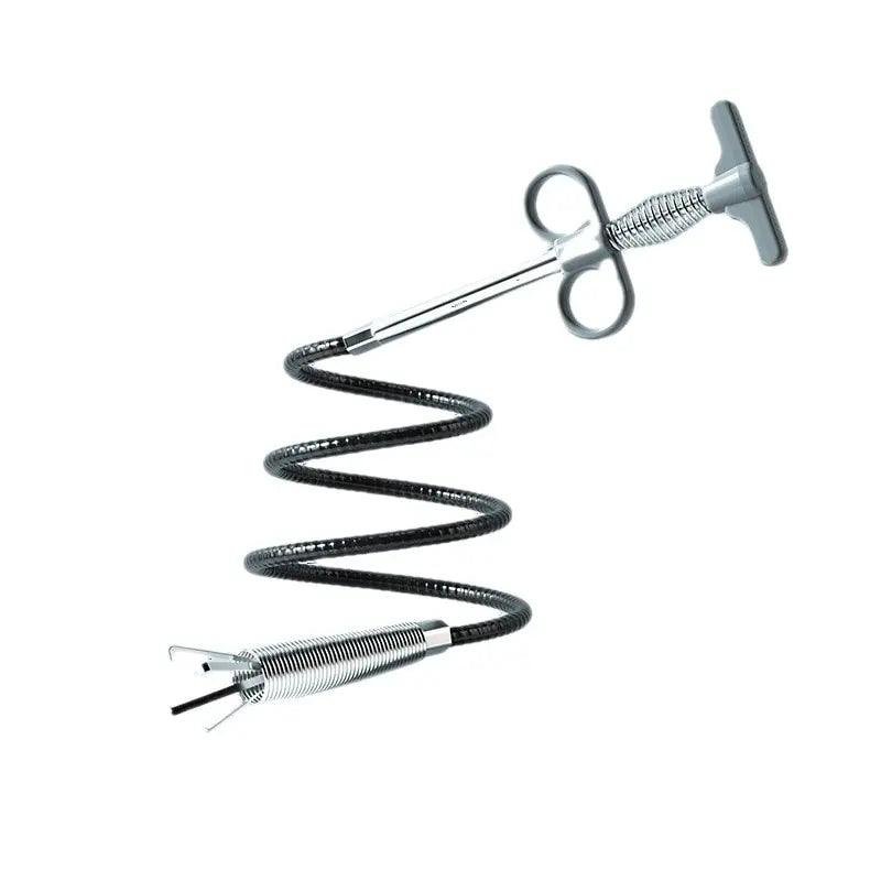 160cm Flexible Drain Unblocker Snake – Pipe Dredging Tool
