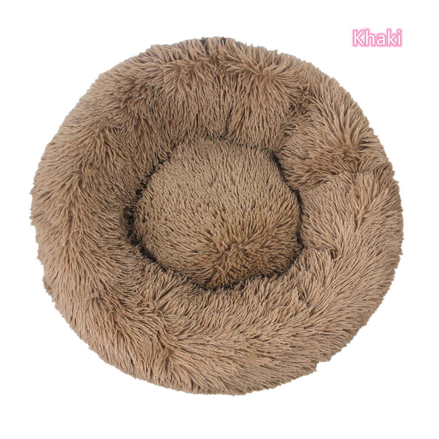 New Cat Dog Bed Super Soft Pet Cat Bed Pet Mattress Plush Washable Calm Donut Bed Comfortable Sleeping Artifact Suitable Winter