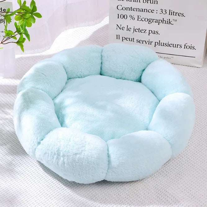 Wasbaar Pluche Orthopedisch Huisdierbed – Knuffelkussenmat voor Puppy's & Kittens