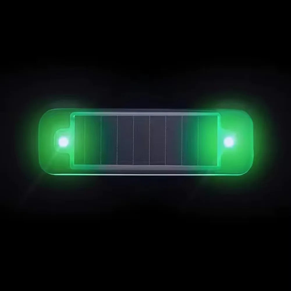 Mini Solar LED Car Warning Light, Wireless Anti-Theft Flashing Lamp, Simulated Dummy Alarm Security Light