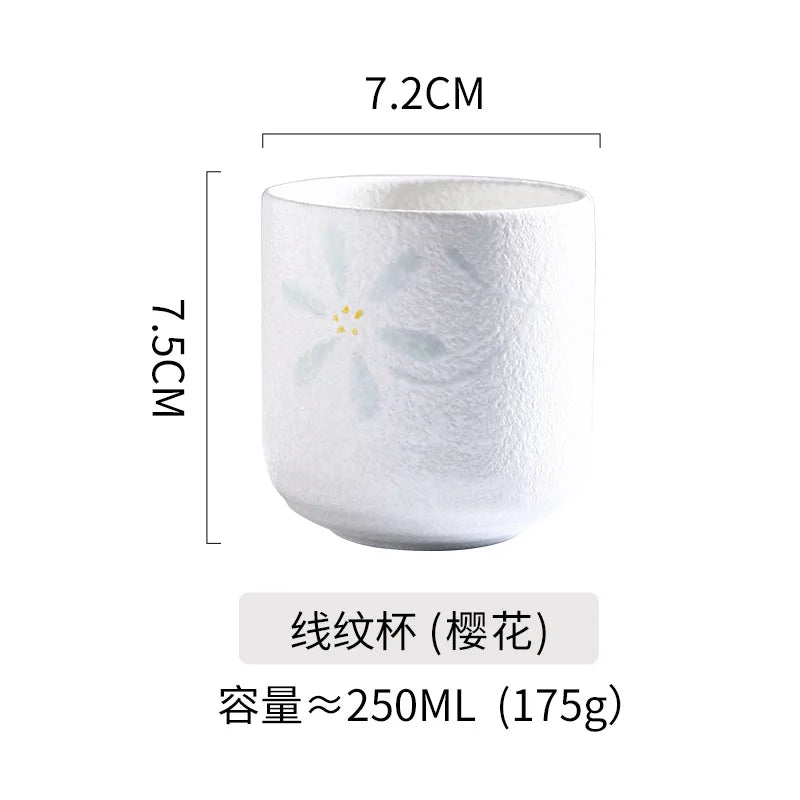 Japanese Ceramic Coffee & Matcha Stacking Cups – Stackable Sake & Water Cups
