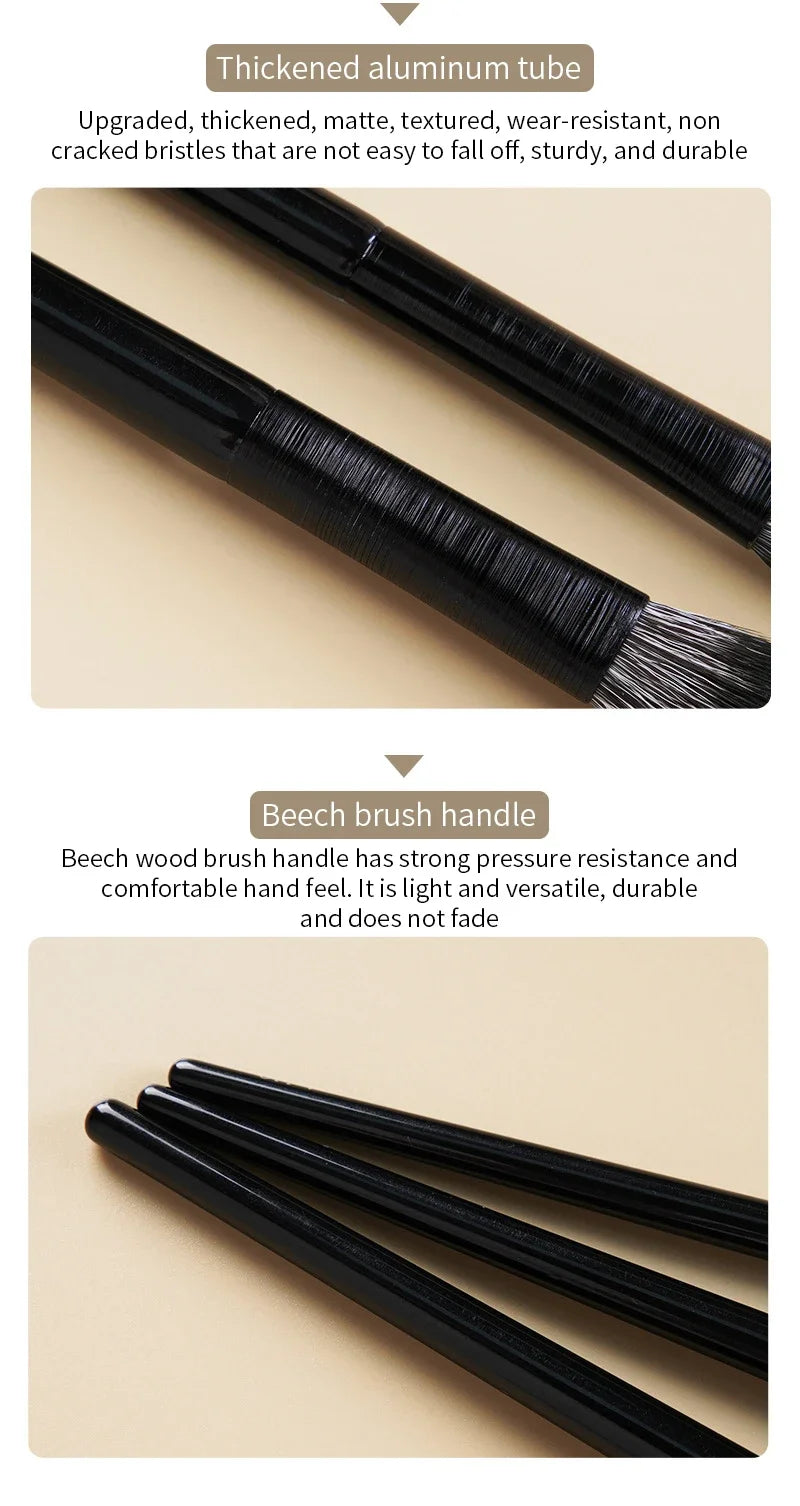 6PCS Eyes Makeup Brushes Set Professional Soft Contouring Eyeshadow Eyeliner Eyebrow Brush Women Facial Beauty Cosmetic Tool