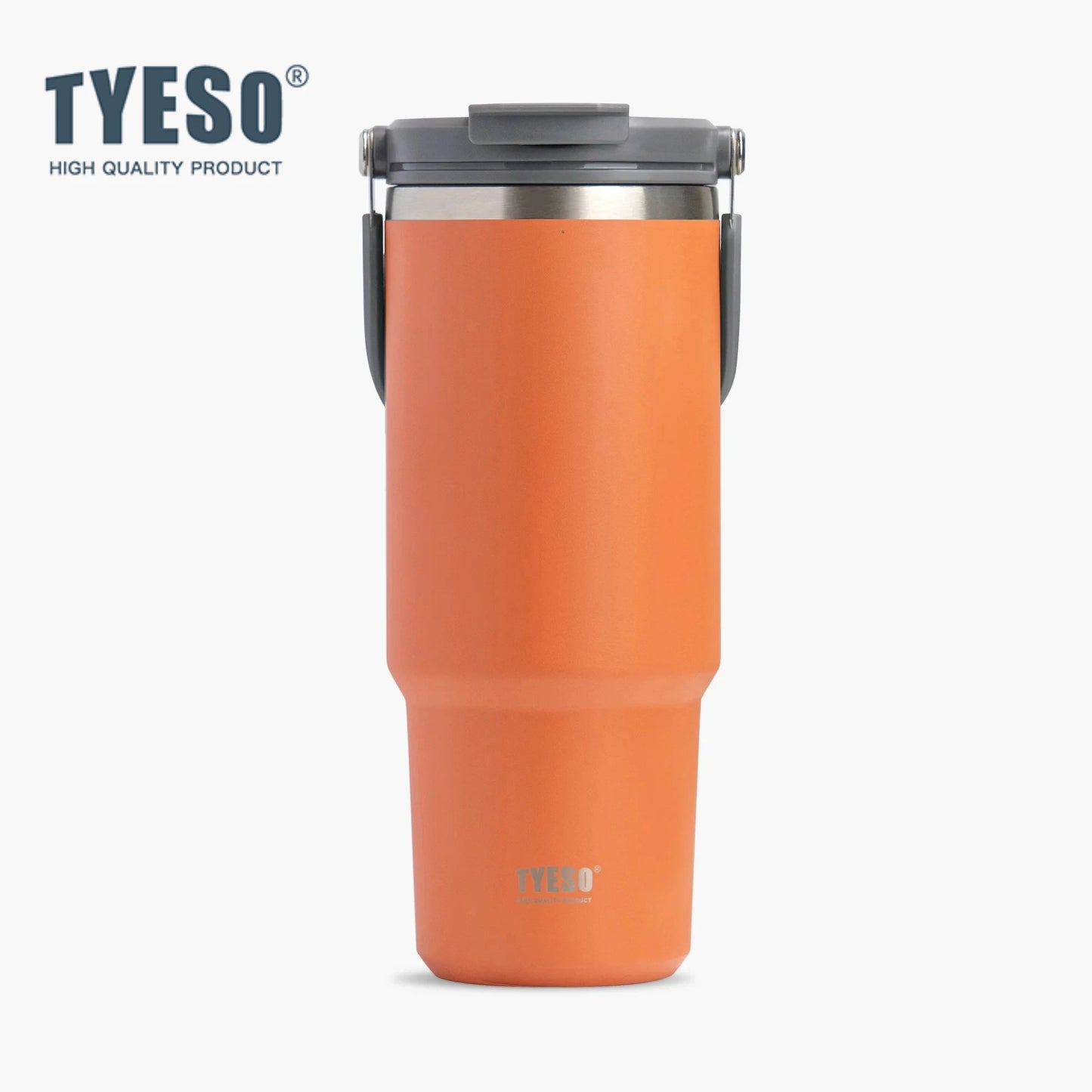 Tyeso 900ML Travel Mug Vacuum Cup Stainless Steel Coffee Cup Cold Hot Double-layer Insulated Cup Tumbler Thermo Water Bottle Car