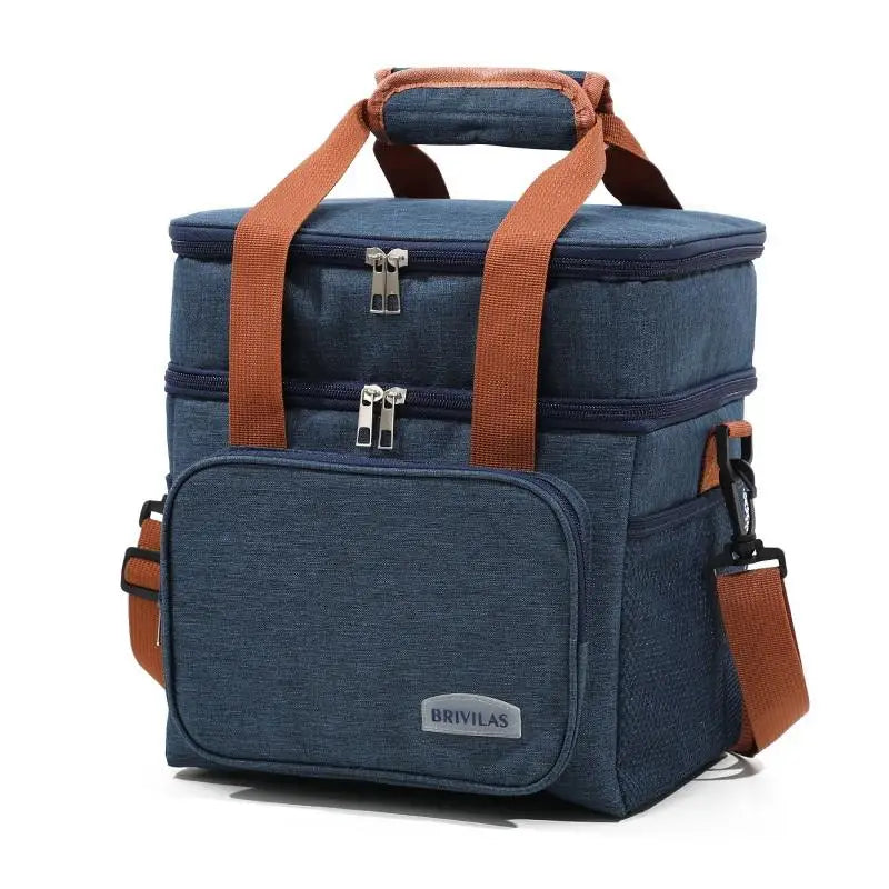 Double-Layer Insulated Tote Bag – Large Capacity Thermal Bag for Picnic & Work
