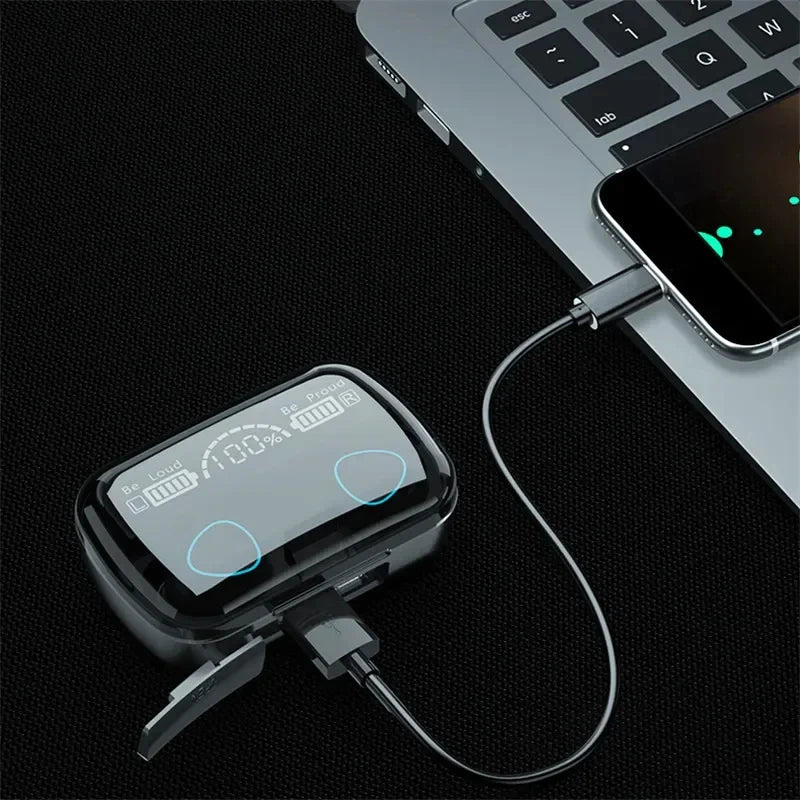 TWS M10 Wireless Bluetooth Headphones LED Display With Charging Box 9D Stereo In-Ear Sports Earphone Bluetooth Headset for Phone