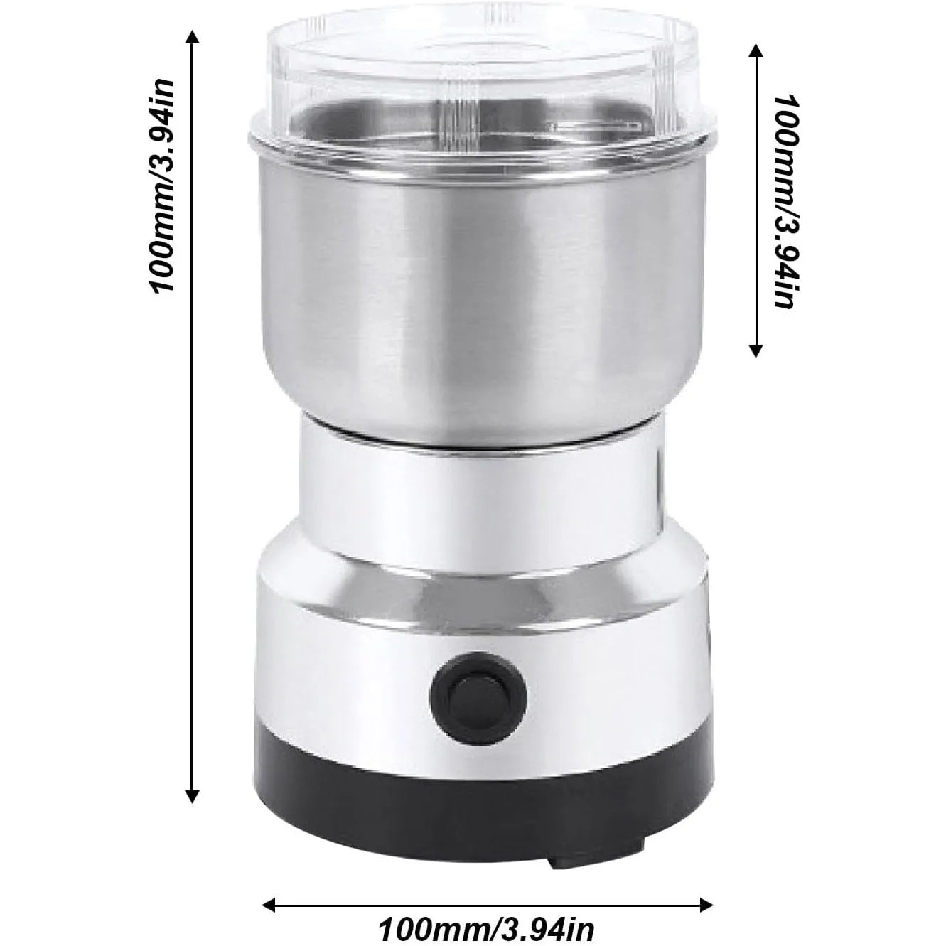 Multifunctional 4-Blade Electric Coffee & Spice Grinder – 50–300ml