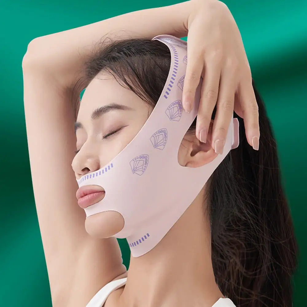V-Line Face Sculpting Sleep Mask – Chin & Jawline Lifting Band