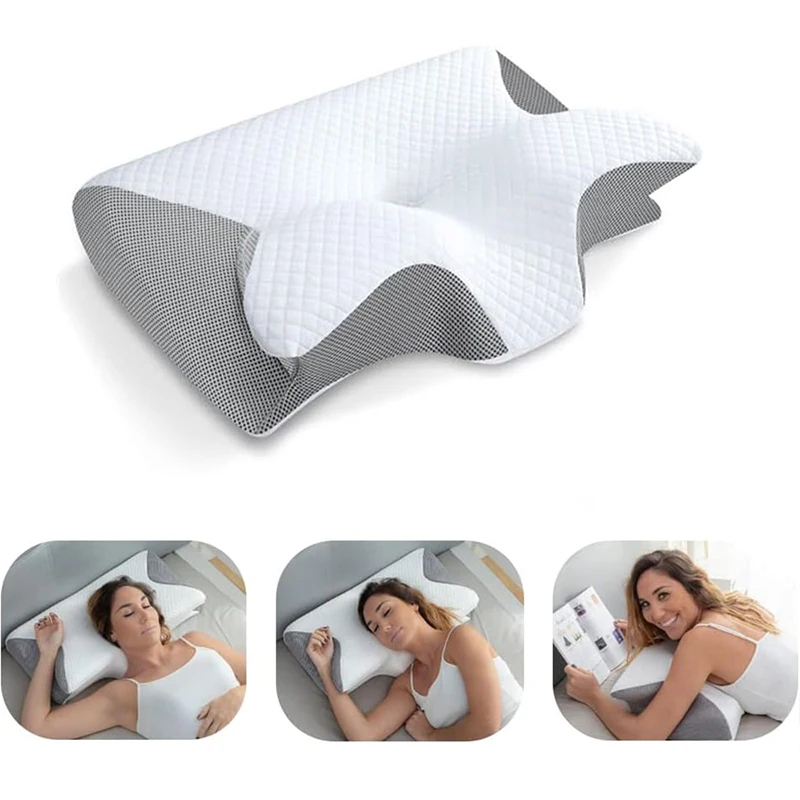 Ergonomic Memory Foam Travel & Office Neck Pillow