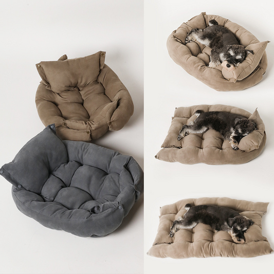 Foldable Nest Sofa Bed for Pets – Portable Plush Resting Spot