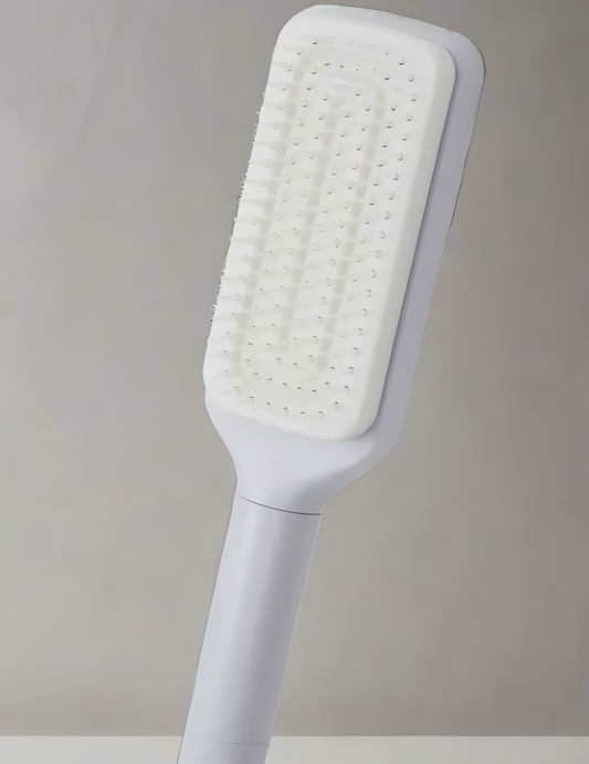 4-in-1 Self-Cleaning Slicker Brush – Gentle Grooming for Cats & Dogs