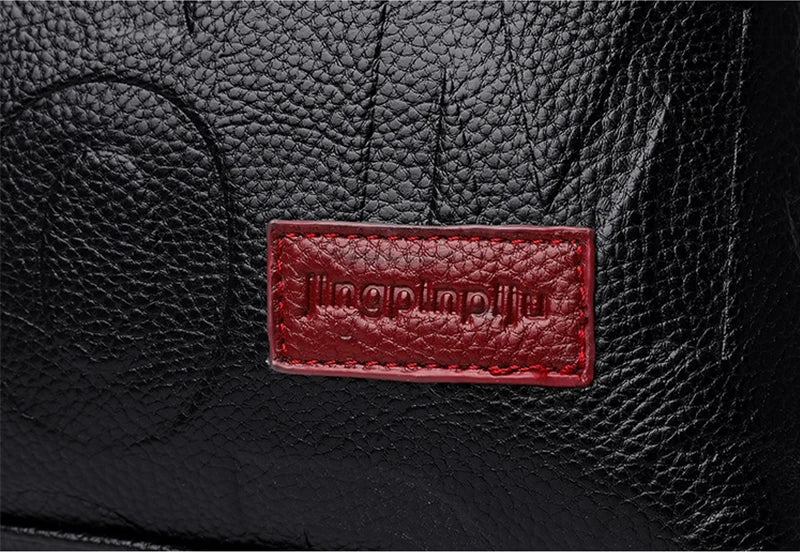 PU Leather Large Capacity Luxury Tote Shoulder Bag – Women's Travel Handbag