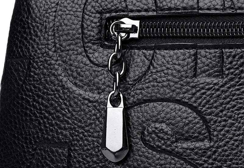 PU Leather Large Capacity Luxury Tote Shoulder Bag – Women's Travel Handbag