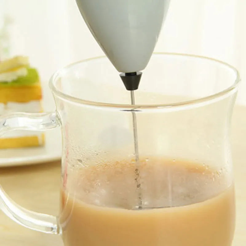Wireless Electric Milk Frother & Coffee Whisk – Handheld Cappuccino Maker