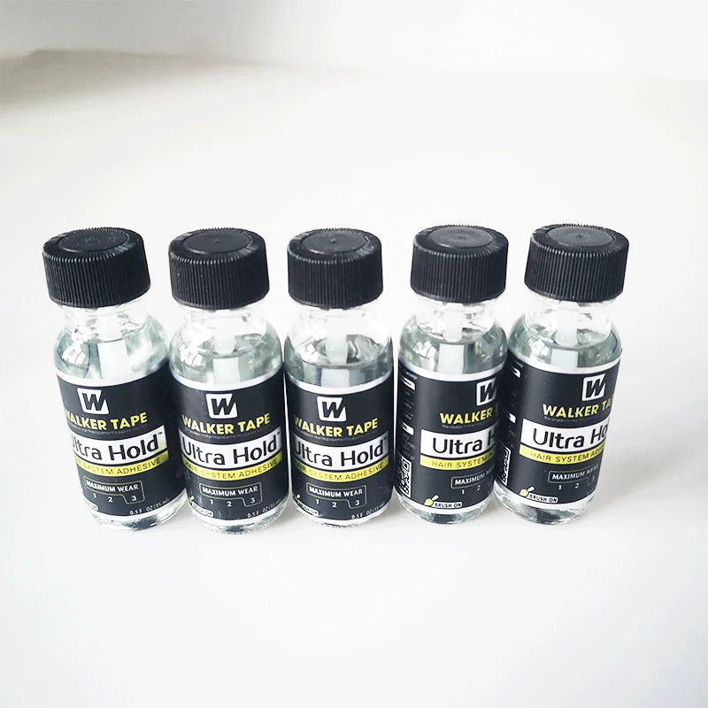 Ultra hold Walker tape hair glue for lace wig 15ml bond hold lace wig glue waterproof men's toupee glue hair glue for lace wig