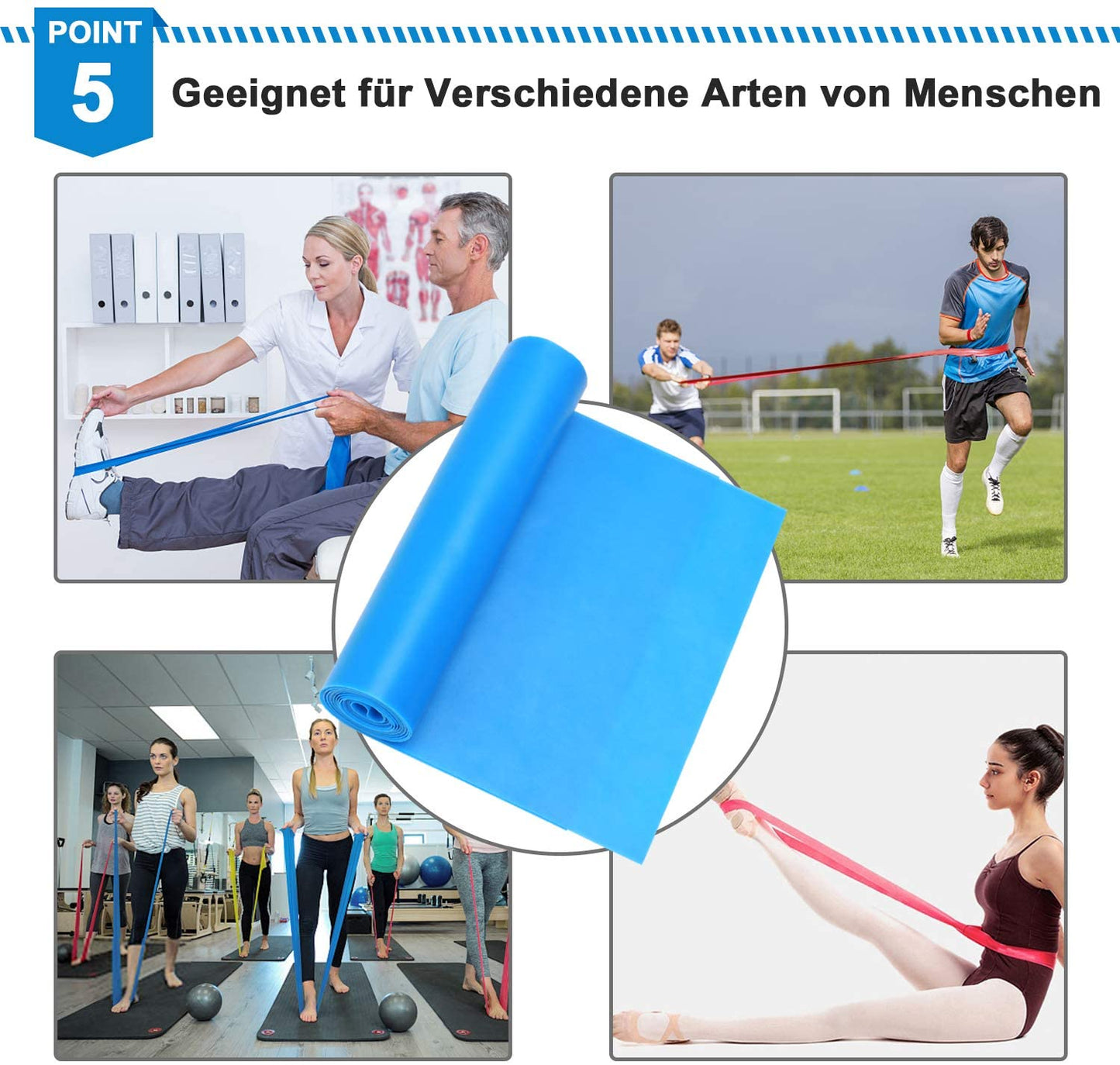 3-Piece Elastic Resistance Band Set – Yoga, Pilates & Crossfit Stretch Bands