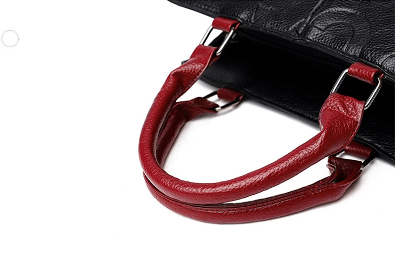 PU Leather Large Capacity Luxury Tote Shoulder Bag – Women's Travel Handbag