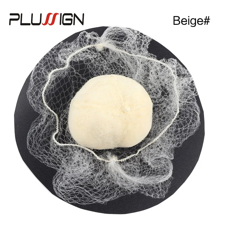20Pcs Durable Nylon Hair Net For Bun Hair Hair style Tool Black Beige Brown 5Mm Hair Net For Wigs Mesh Hair Styling Hairnets