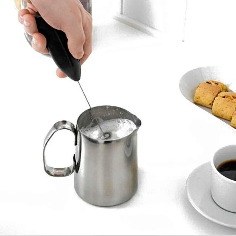 Wireless Electric Milk Frother & Coffee Whisk – Handheld Cappuccino Maker