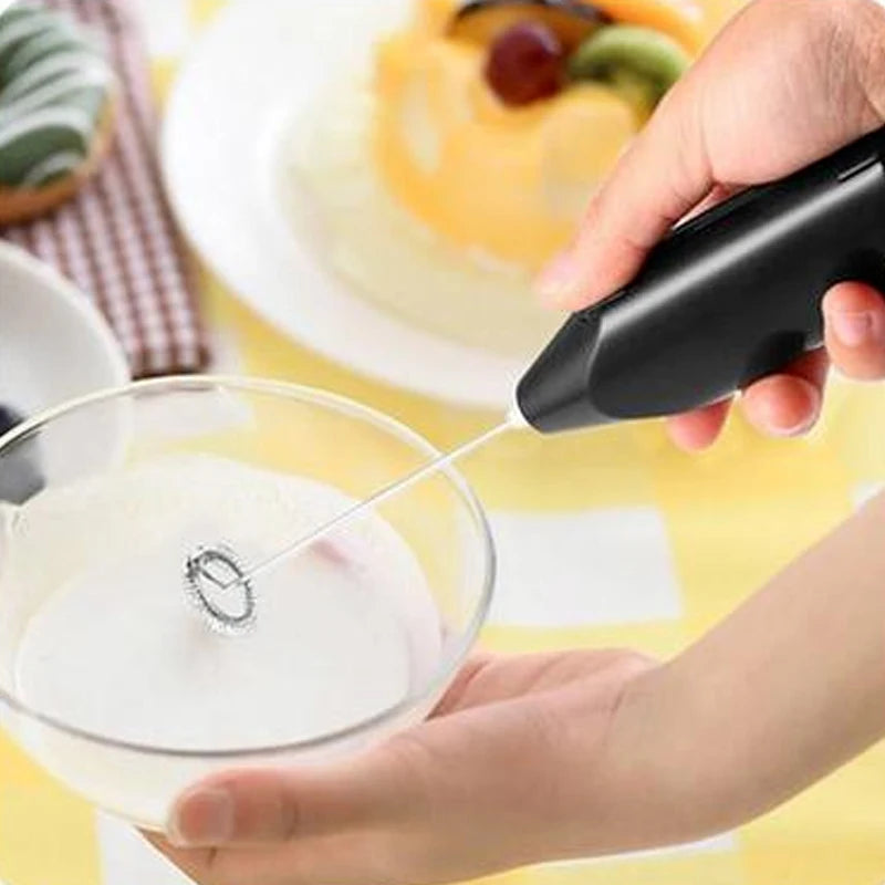 Wireless Electric Milk Frother & Coffee Whisk – Handheld Cappuccino Maker