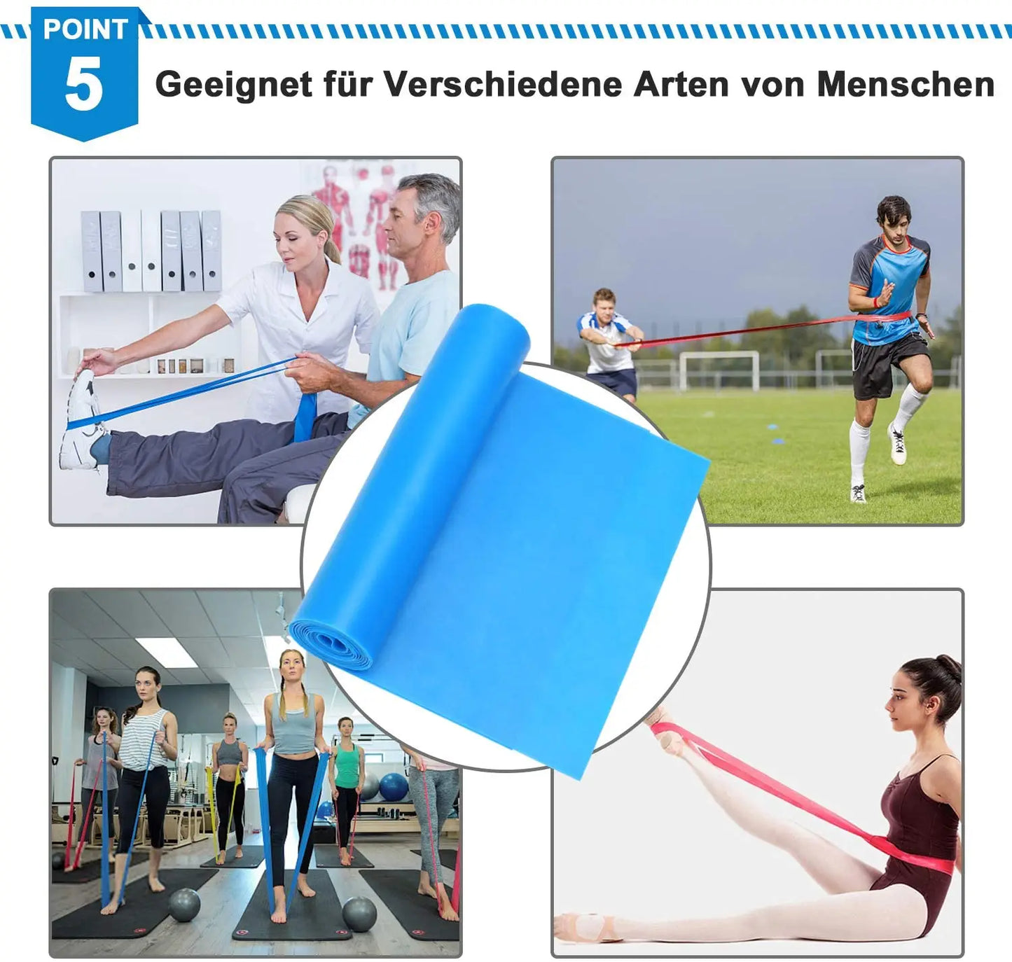 3-Piece Elastic Resistance Band Set – Yoga, Pilates & Crossfit Stretch Bands
