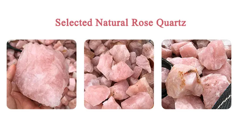 Rose Quartz Face Roller & Gua Sha Set – Natural Stone Facial Massage Beauty Tools