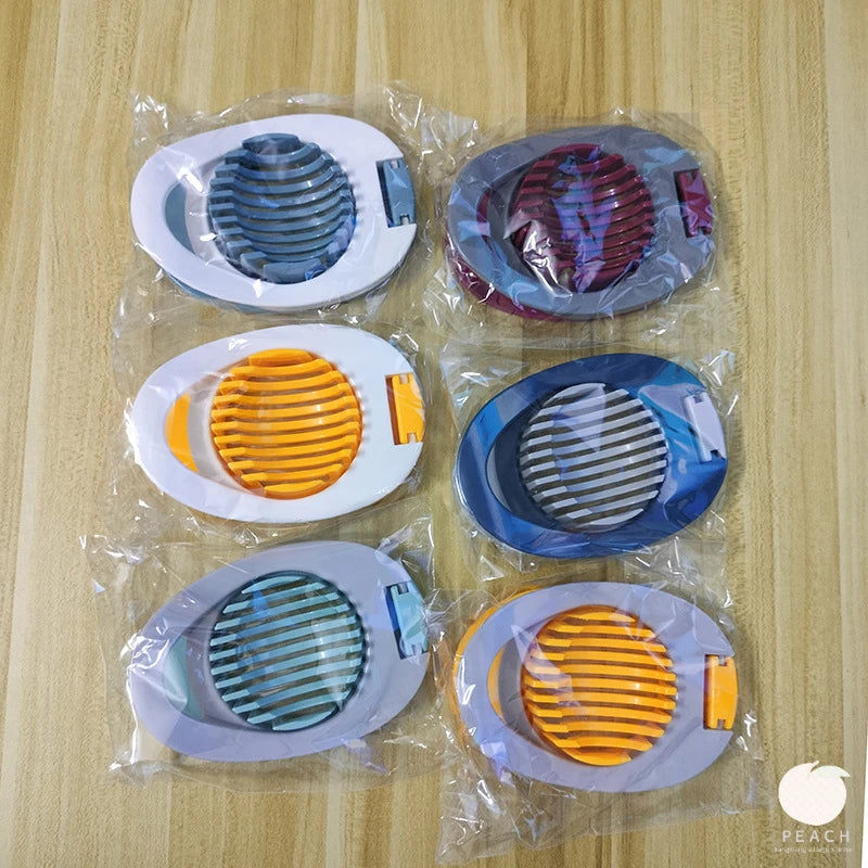 1pc Stainless Steel Multi-purpose Egg Cutter Light and Convenient Creative Egg Slicer Egg Divider Kitchen Accessory