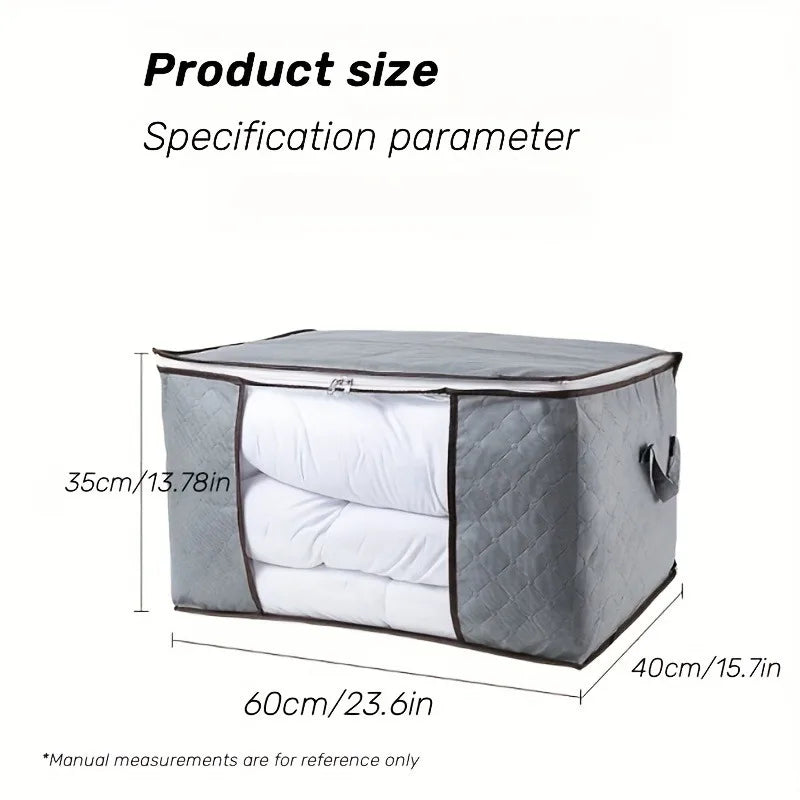 Extra Large Portable Storage Bag with Window – Clothing & Quilt Organiser