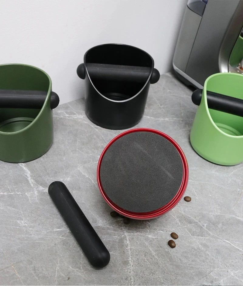 Espresso Knock Box – Anti-Slip Coffee Grounds Dump Bin for Baristas