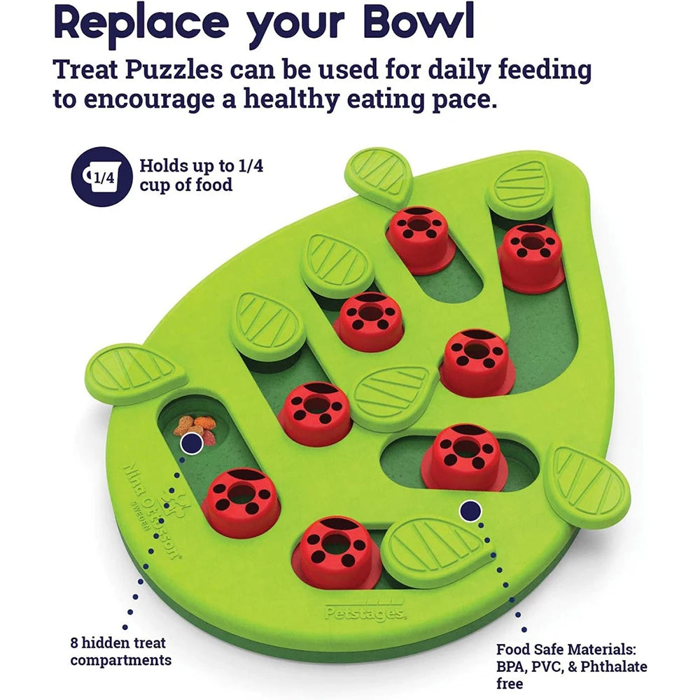 Interactive Cat Puzzle Feeder — Slow Feeder & Scratch Board for Indoor Cats