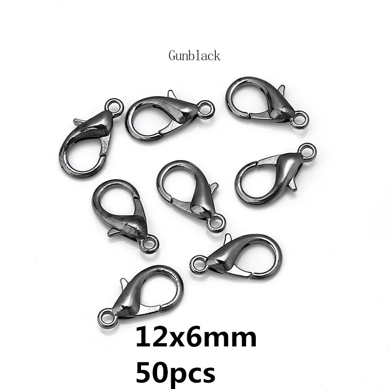 8 Colors 200pcs Open Jump Rings+ 50pcs Lobster Clasps Hooks Connectors Jewelry Making DIY Bracelet Necklace Jewelry Findings Kit