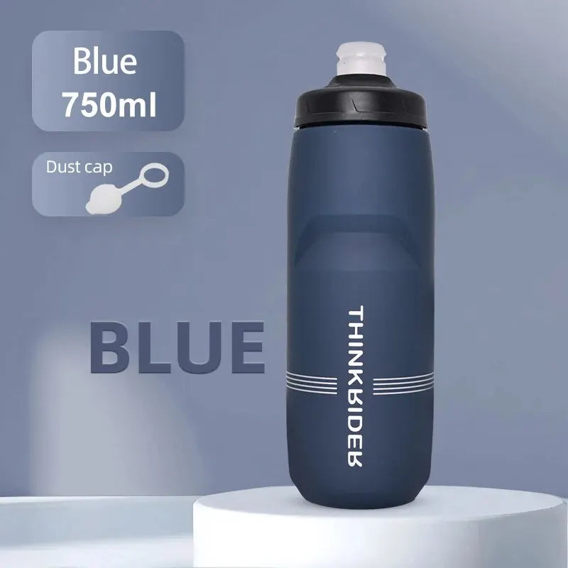 ThinkRider MTB Cycling Water Bottle – 620ml & 750ml Squeeze Sports Bottle