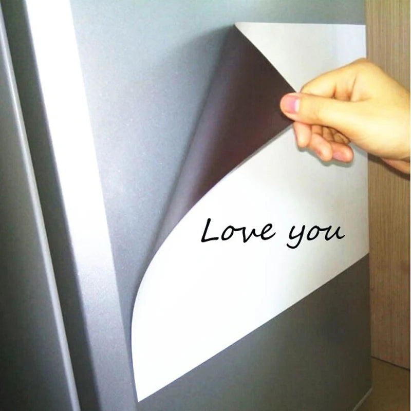 A3 Size Magnetic Whiteboard Dry Erase White Board, Fridge Stickers for Refrigerator Kitchen Planner Bulletin Board