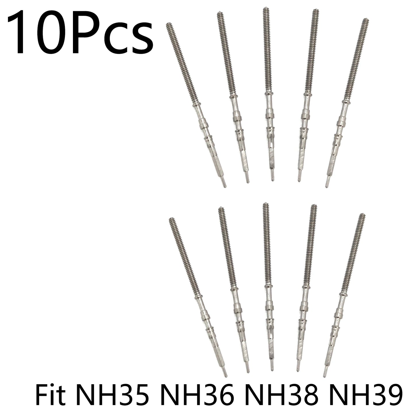 Watch Stem Stainless Steel Spare Parts fit NH35 NH36 NH38 NH39 Crown Automatic Mechanical Movement Watch Parts Crown Stem