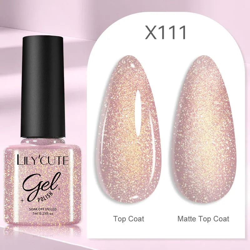 Gold Metallic Gel Nail Polish Liner – Super Bright Mirror French Stripe Nail Art