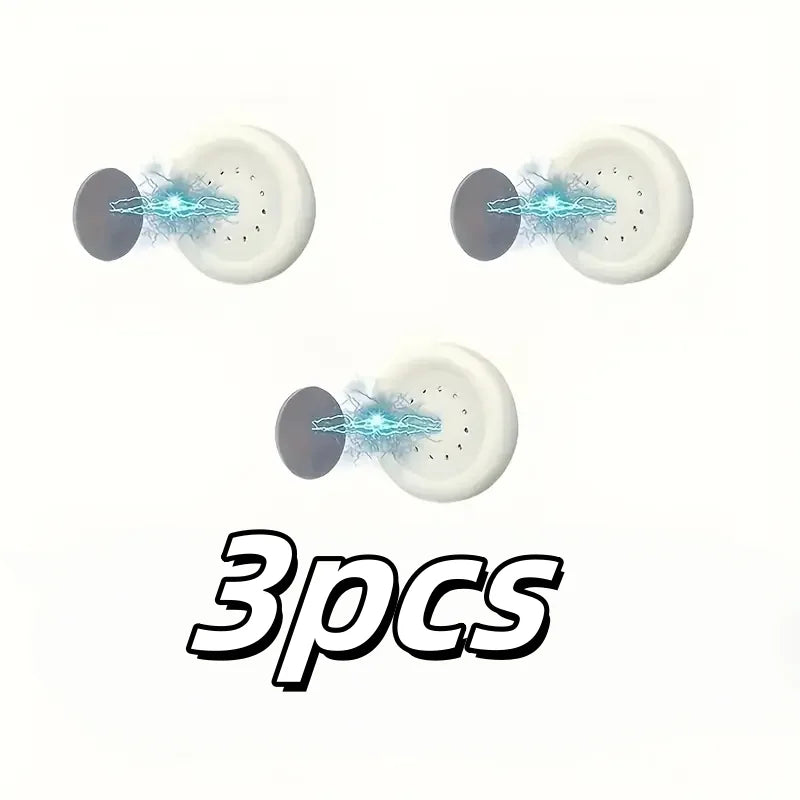 No-Drill Magnetic Remote Control Wall Holder – Set of 3, Space-Saving Design