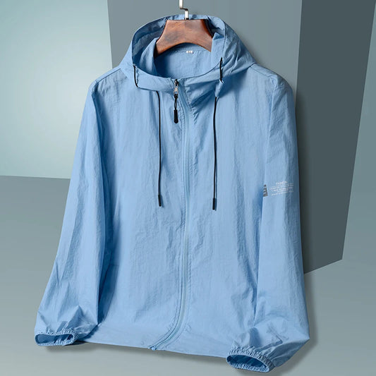 Hooded Sun Protection Jacket – Quick-Dry Windbreaker for Fishing & Outdoor