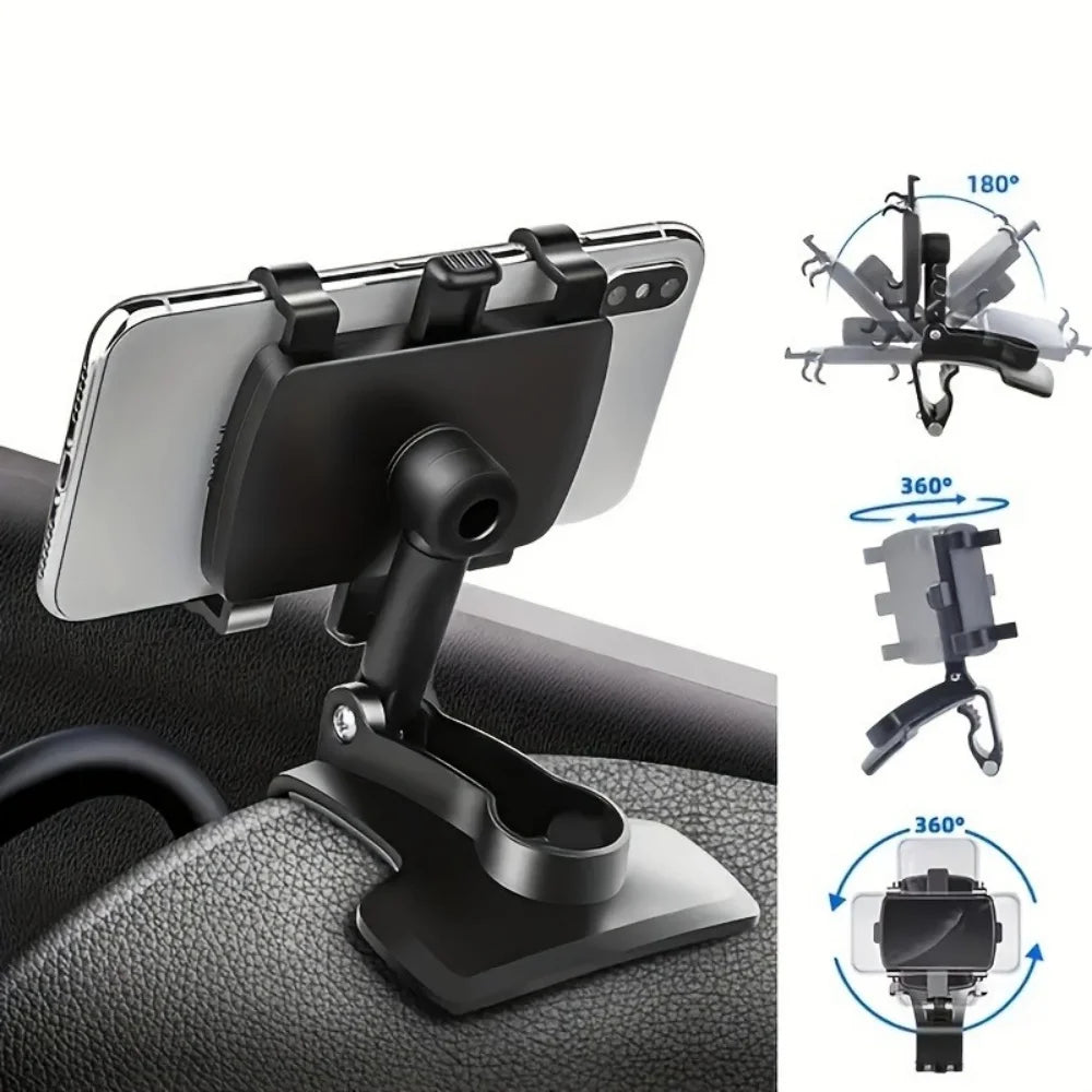 Car Phone Holder Stand Universal Car Dashboard Clip Mount GPS Cell Mobile Phone Support in Car Bracket For iPhone Samsung Xiaomi