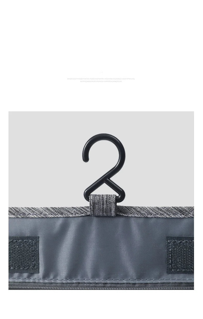 Oxford Waterproof Hanging Travel Toiletry Bag – Men & Women Wash Organiser