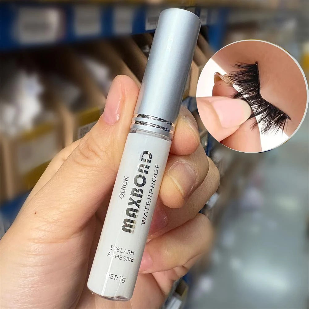 Super Strong Waterproof Eyelash Glue – Quick-Dry Non-Irritating DIY Lash Adhesive