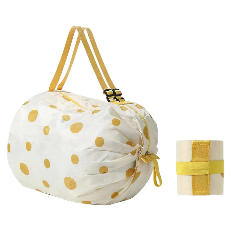 1pc Foldable Shopping Bags Foldable Storage Bag With Handle Portable Travel Camouflage Handbags Large Capacity Nylon Bag