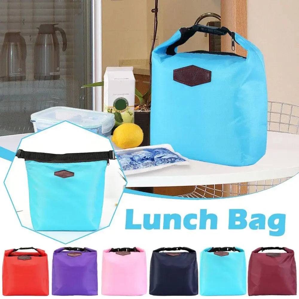 Oxford Cloth Thermal Insulated Lunch Bag – Portable Cooler Tote for Food