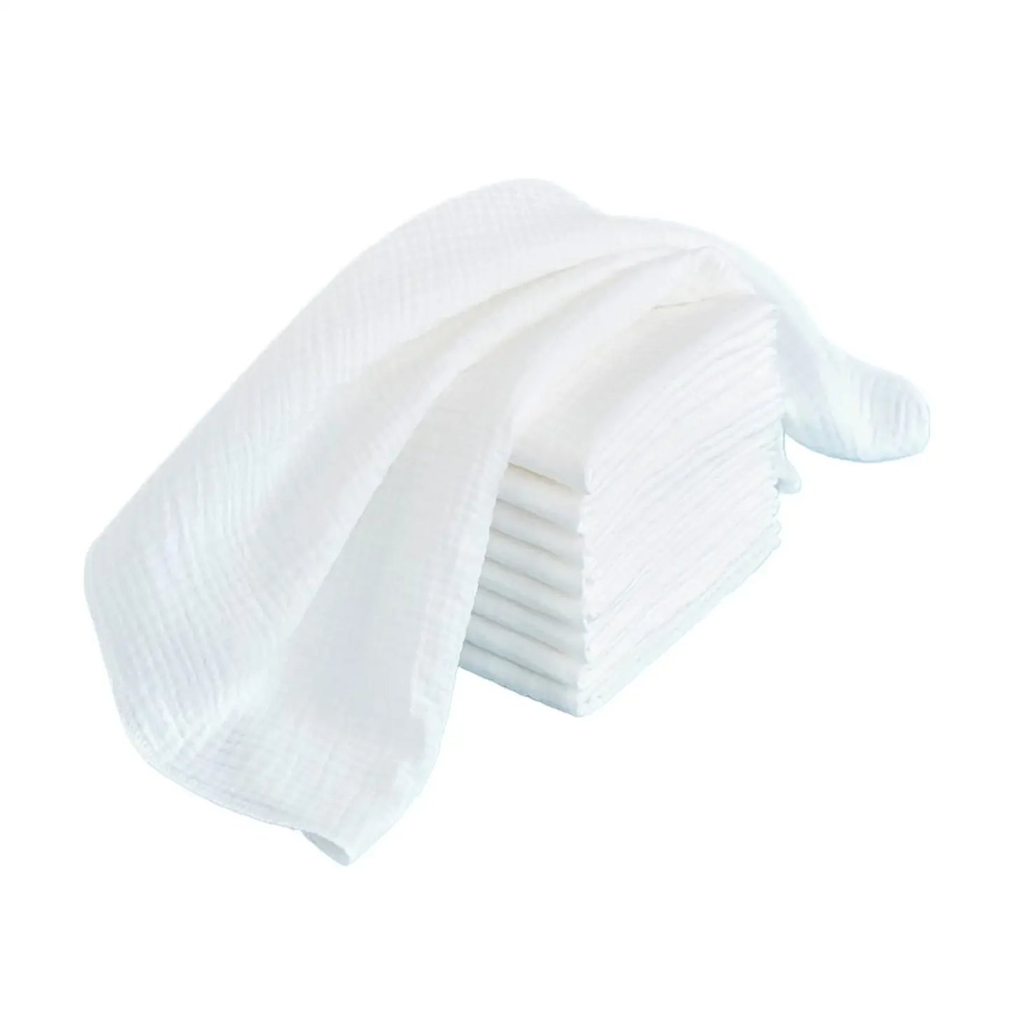 100% Cotton Baby Nappy for Newborn Changing 5-10PCS Baby Gauze Diapers 43x45cm Washable Reusable Double Layer Soft Baby Towels