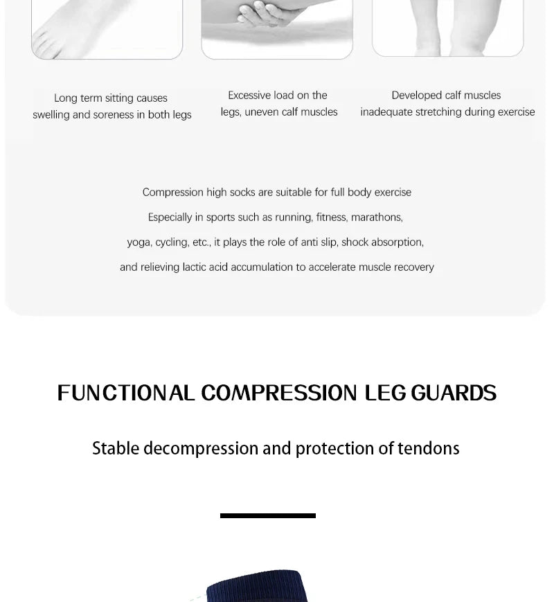 Compression Socks Medical Varicose Veins Swelling Support Legs 20-30mmHg Running Sports Socks Anti Fatigue Pain Relief Men Women